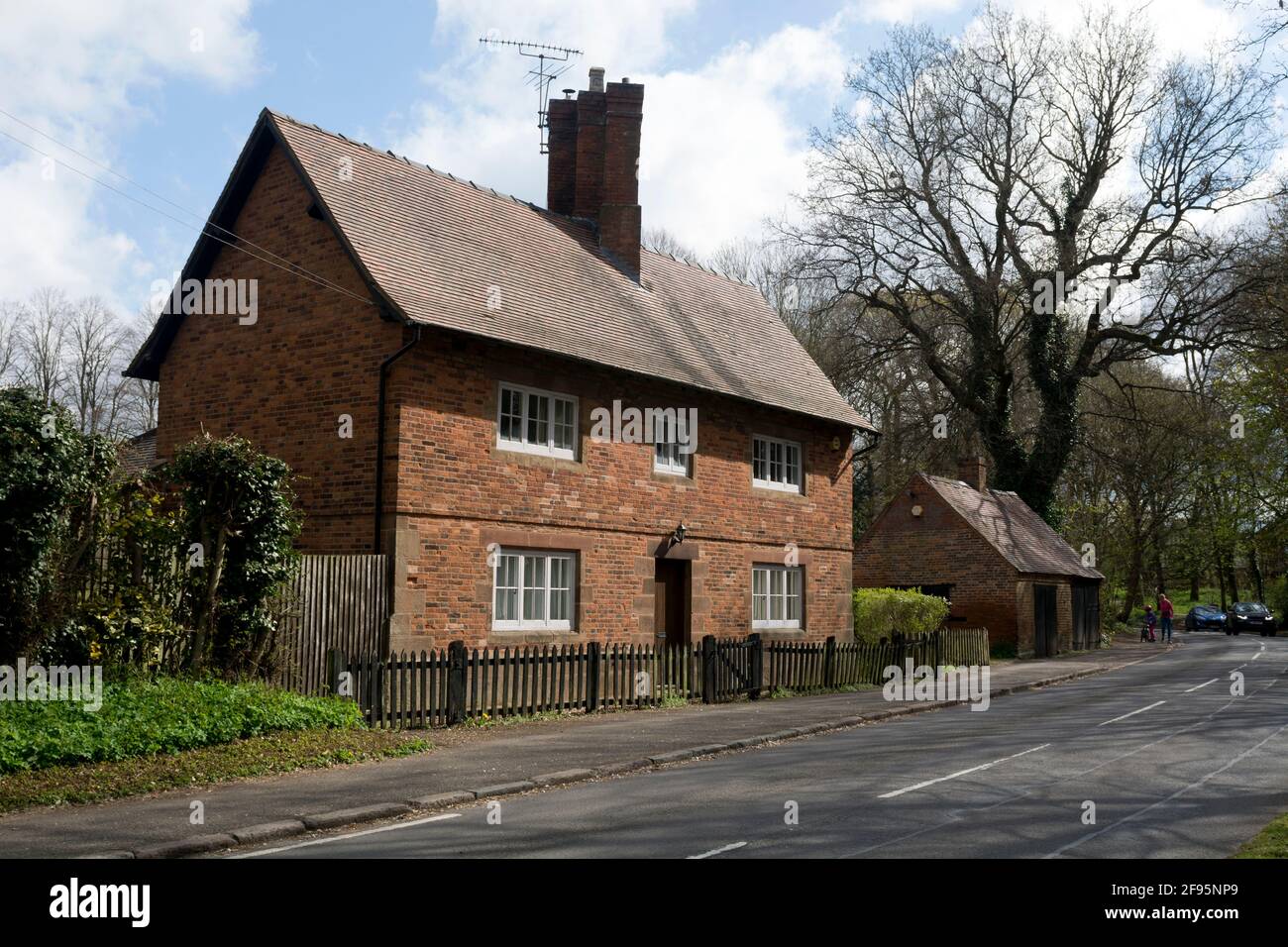 The blacksmith`s house and Stivichall Croft, Coventry, West Midlands, England, UK Stock